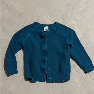 Hanna Andersson Blue Knit Cardigan